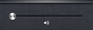 iOS6のマルチタスク画面＿音量スライダー