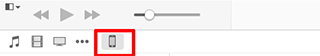 iTunes_iPhone接続直後アイコン