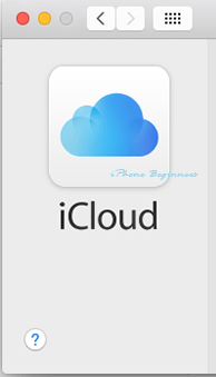 MacパソコンiCloudアプリアイコン