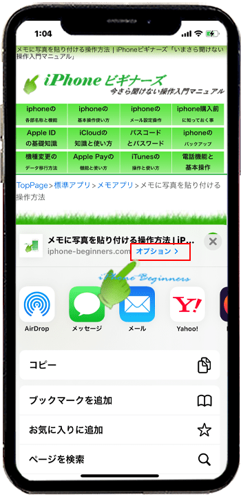 Safari_共有タブ画面オプション_iphone13